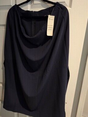 Lady Hazan Navy Skirt